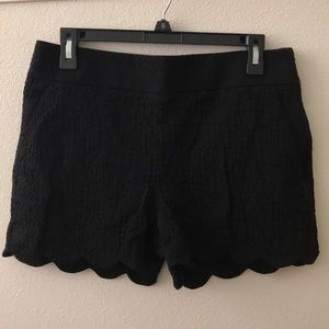Loft scalloped shorts
